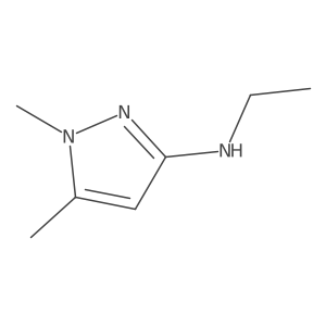 N-ethyl-1,5-dimethyl-1H-pyrazol-3-amine Structure