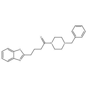 4-(1,3-Benzothiazol-2-yl)-1-(4-benzylpiperazin-1-yl)butan-1-one结构式