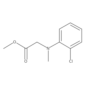 Methyl 2-((2-chlorophenyl)(methyl)amino)acetate Structure