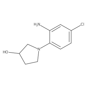 1-(2-Amino-4-chlorophenyl)pyrrolidin-3-ol Structure