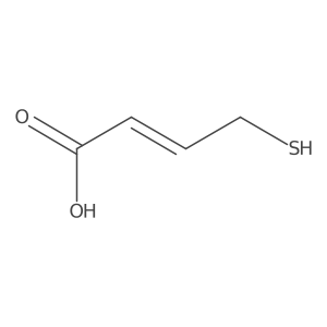 4-Mercaptocrotonic acid结构式