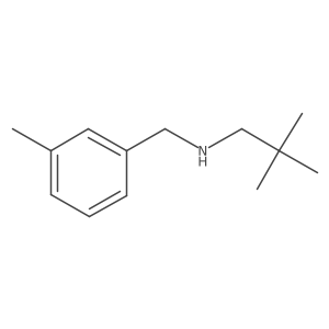 (2,2-Dimethylpropyl)[(3-methylphenyl)methyl]amine Structure