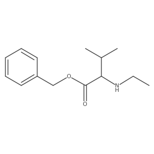 benzyl (2R)-2-(ethylamino)-3-methylbutanoate Structure