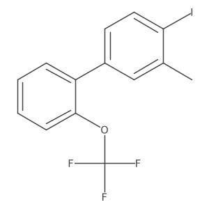 1,1a(2)-Biphenyl, 4a(2)-iodo-3a(2)-methyl-2-(trifluoromethoxy)-结构式