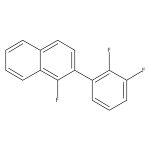 2-(2,3-Difluorophenyl)-1-fluoronaphthalene Structure