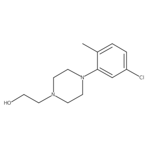 2-(4-(5-Chloro-2-methylphenyl)piperazin-1-yl)ethan-1-ol结构式