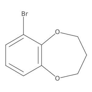 6-Bromo-3,4-dihydro-2H-1,5-benzodioxepine结构式