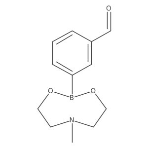 3-(6-Methyl-1,3,6,2-dioxazaborocan-2-yl)benzaldehyde Structure