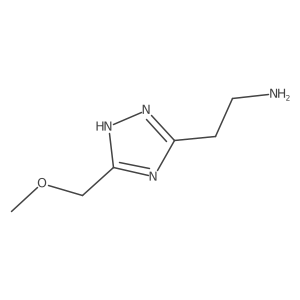 2-[5-(methoxymethyl)-4H-1,2,4-triazol-3-yl]ethan-1-amine结构式