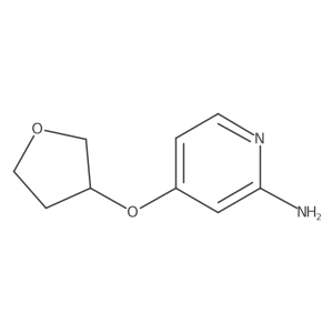 4-((Tetrahydrofuran-3-YL)oxy)pyridin-2-amine结构式