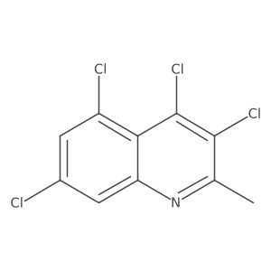2-Methyl-3,4,5,7-tetrachloroquinoline结构式