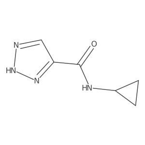 N-cyclopropyl-1H-1,2,3-triazole-5-carboxamide Structure