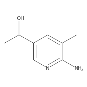 1-(6-Amino-5-methylpyridin-3-yl)ethanol结构式