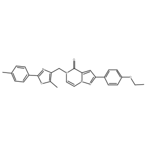 2-(4-ethoxyphenyl)-5-((5-methyl-2-(p-tolyl)oxazol-4-yl)methyl)pyrazolo[1,5-a]pyrazin-4(5H)-one Structure