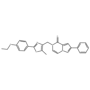 5-((2-(4-ethoxyphenyl)-5-methyloxazol-4-yl)methyl)-2-phenylpyrazolo[1,5-a]pyrazin-4(5H)-one结构式