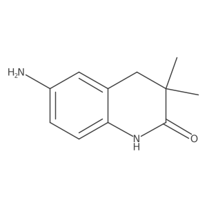 6-Amino-3,3-dimethyl-3,4-dihydroquinolin-2(1H)-one结构式