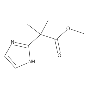 methyl 2-(1H-imidazol-2-yl)-2-methylpropanoate Structure