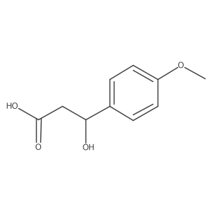 (3R)-3-hydroxy-3-(4-methoxyphenyl)propanoic acid Structure