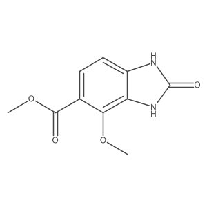 methyl 4-methoxy-2-oxo-2,3-dihydro-1H-1,3-benzodiazole-5-carboxylate结构式