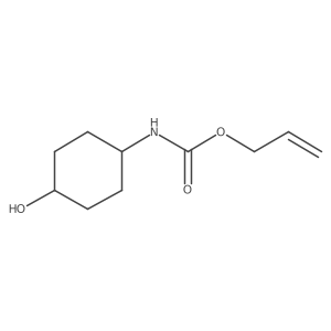 trans (4-Hydroxy-cyclohexyl)-carbamic acid allyl ester结构式
