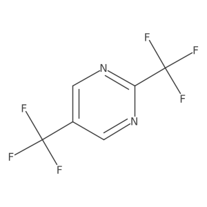 2,5-Bis(trifluoromethyl)pyrimidine Structure