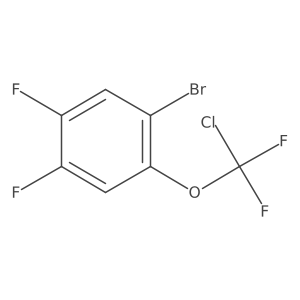 1-Bromo-2-[chloro(difluoro)methoxy]-4,5-difluoro-benzene Structure