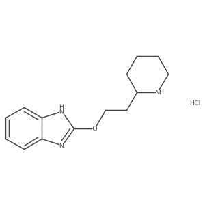2-(2-(piperidin-2-yl)ethoxy)-1H-benzo[d]imidazole hydrochloride Structure