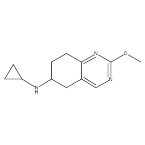 N-cyclopropyl-5,6,7,8-tetrahydro-2-methoxy-6-quinazolinamine Structure