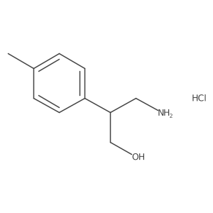 (R)-3-Amino-2-p-tolyl-propan-1-ol, hydrochloride结构式