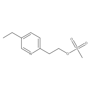 2-(5-Ethyl-pyridin-2-yl)ethyl methanesulfonate Structure
