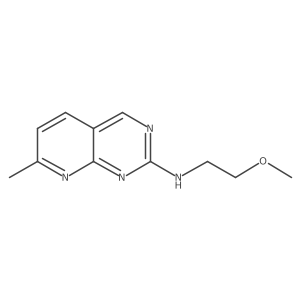 N-(2-methoxyethyl)-7-methylpyrido[2,3-d]pyrimidin-2-amine Structure