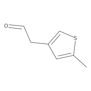 2-(5-Methylthiophen-3-yl)acetaldehyde Structure