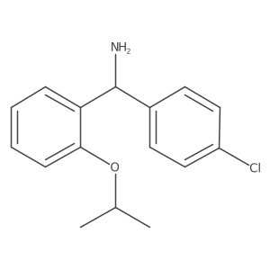 (4-Chlorophenyl)[2-(propan-2-yloxy)phenyl]methanamine Structure