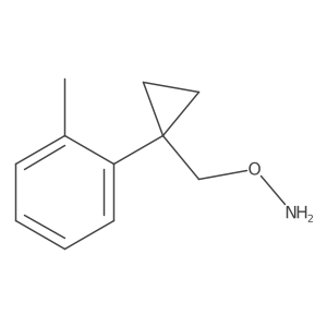 O-{[1-(2-methylphenyl)cyclopropyl]methyl}hydroxylamine Structure