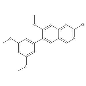 2-Chloro-6-(3,5-dimethoxyphenyl)-7-methoxyquinazoline结构式