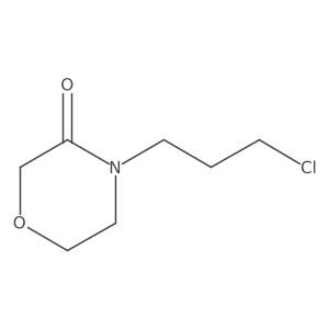 4-(3-Chloropropyl)morpholin-3-one结构式