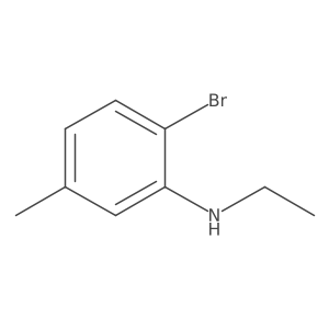 2-bromo-N-ethyl-5-methylaniline Structure