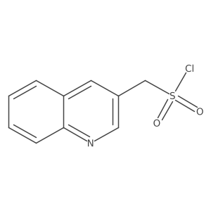 Quinolin-3-ylmethanesulfonylchloride结构式
