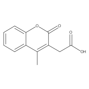 2-(4-Methyl-2-oxo-2H-chromen-3-yl)acetic acid Structure