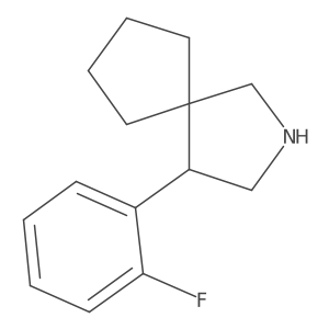 4-(2-Fluorophenyl)-2-azaspiro[4.4]nonane结构式