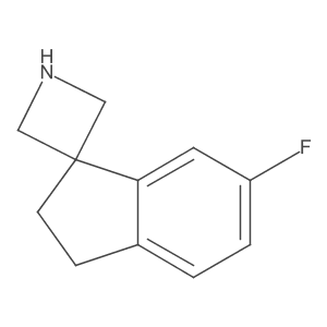6'-Fluoro-2',3'-dihydrospiro[azetidine-3,1'-indene] Structure