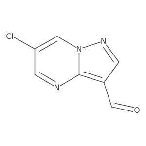6-Chloropyrazolo[1,5-a]pyrimidine-3-carbaldehyde Structure