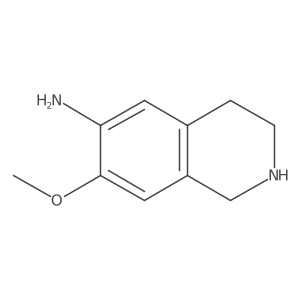 7-Methoxy-1,2,3,4-tetrahydroisoquinolin-6-amine Structure