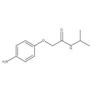 2-(4-Aminophenoxy)-N-isopropylacetamide Structure