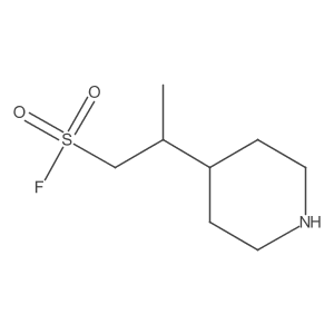 2-(Piperidin-4-yl)propane-1-sulfonyl fluoride Structure