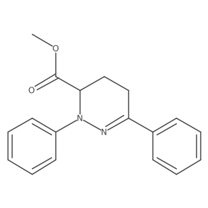 Methyl 2,6-diphenyl-2,3,4,5-tetrahydropyridazine-3-carboxylate结构式