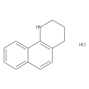 1H,2H,3H,4H-benzo[h]quinoline hydrochloride结构式