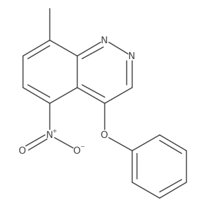 8-Methyl-5-nitro-4-phenoxycinnoline Structure
