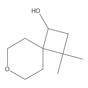 3,3-Dimethyl-7-oxaspiro[3.5]nonan-1-ol结构式