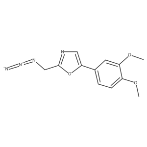 2-(Azidomethyl)-5-(3,4-dimethoxyphenyl)oxazole结构式